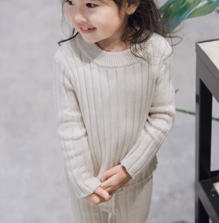 Organic Cotton Ribbed-Knit Set