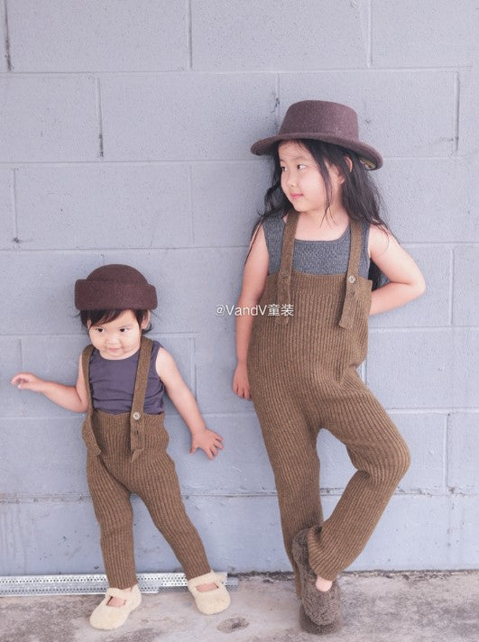 Merino Wool Ribbed Overall