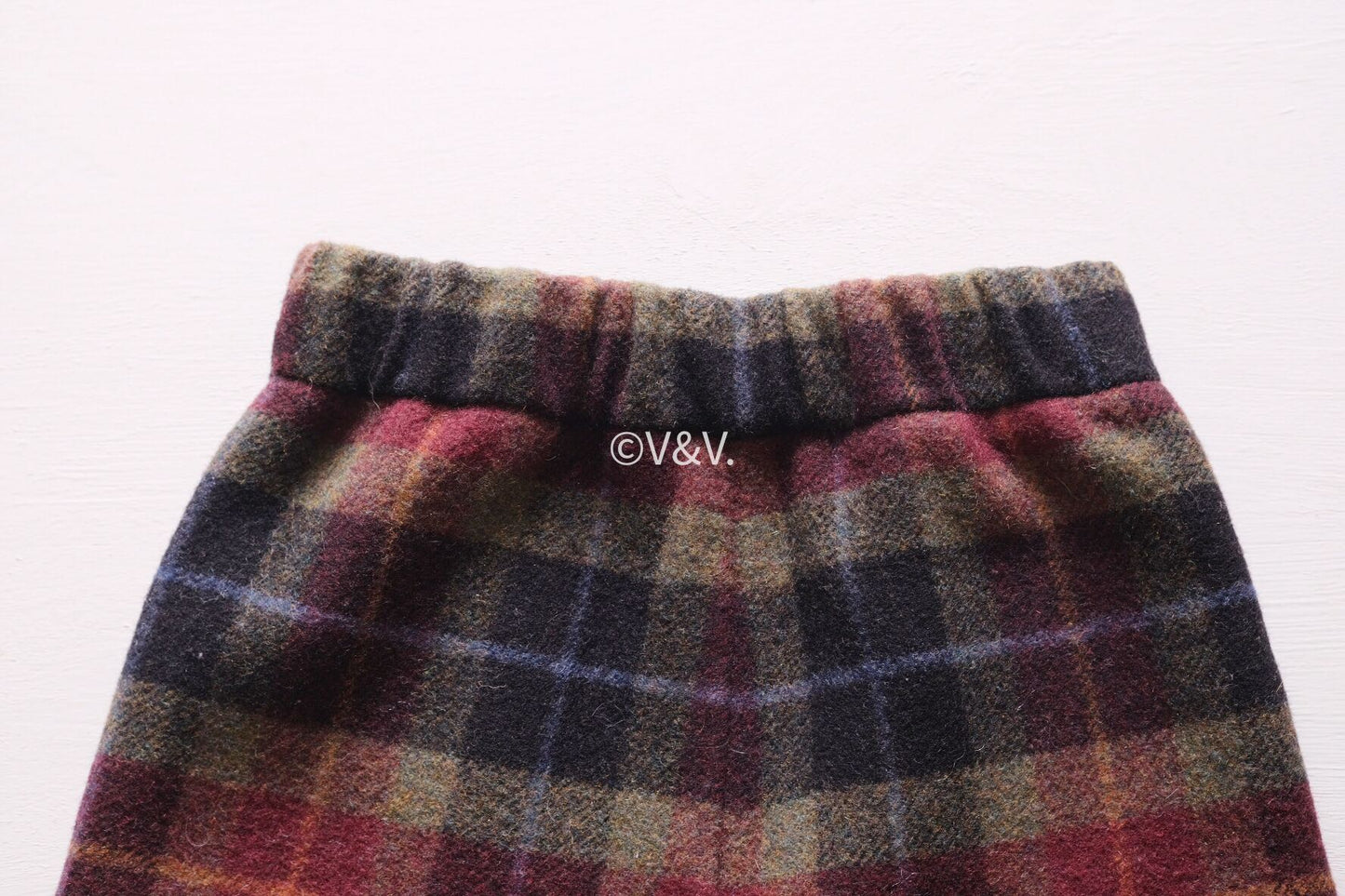 Denzel Checked Wool Short