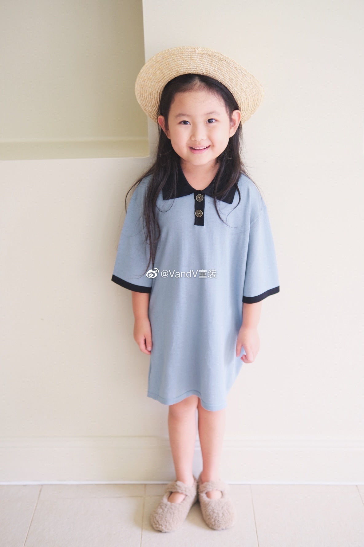 Slik Linen blended Polo Dress