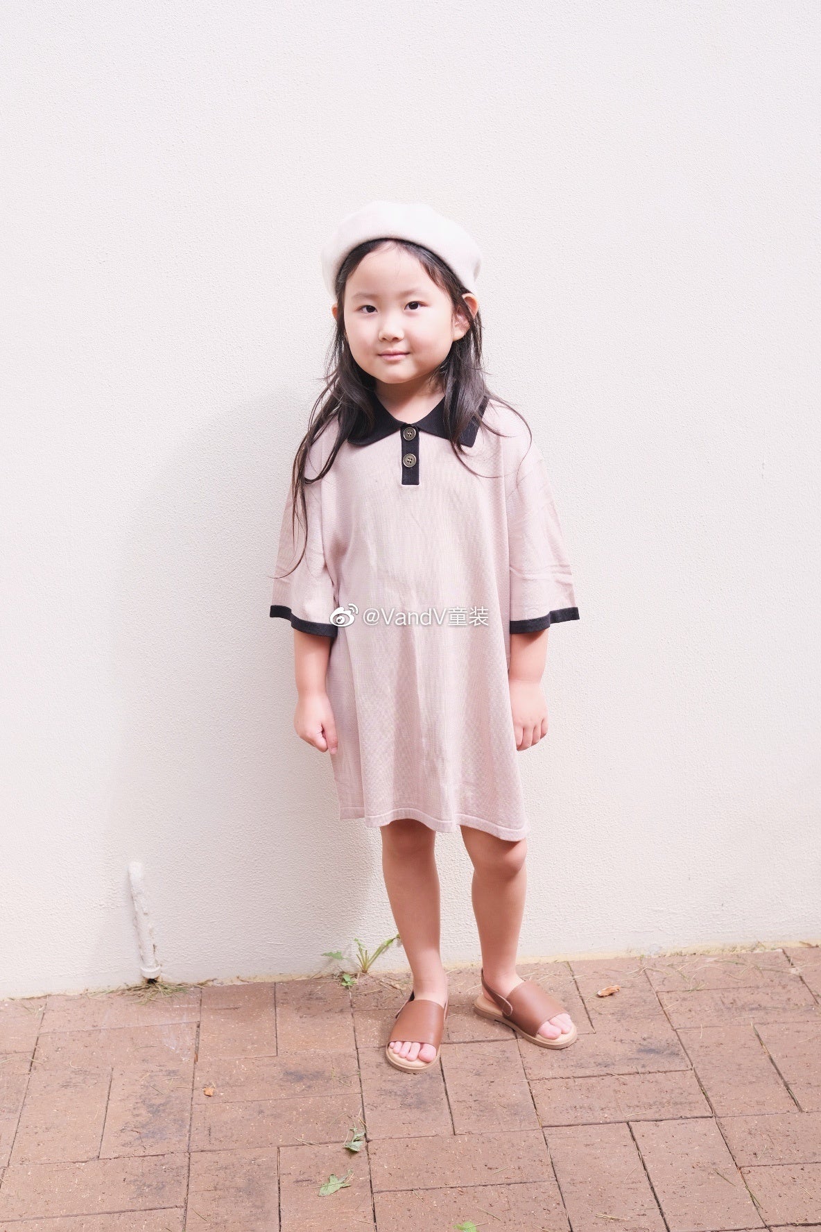 Slik Linen blended Polo Dress