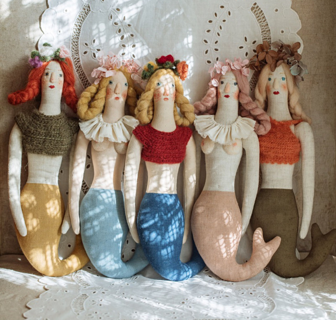 Handcrafted Mermaid Dolls